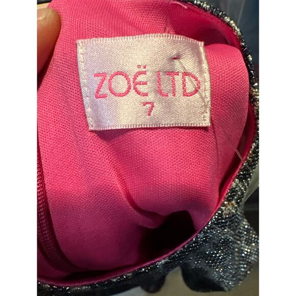 Girls Zoe Animal Print Dress Size 7 - Picture 4 of 5